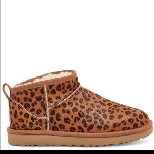 Ugg Classic Ultra Mini-Leopard NWOT